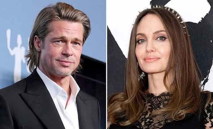 Why did Brad Pitt suing Angelina Jolie?