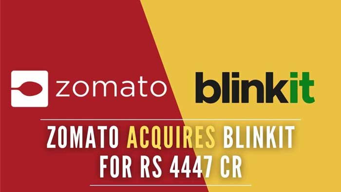 Zomato to acquire grocery delivery platform Blinkit for over ₹4,440 Cr