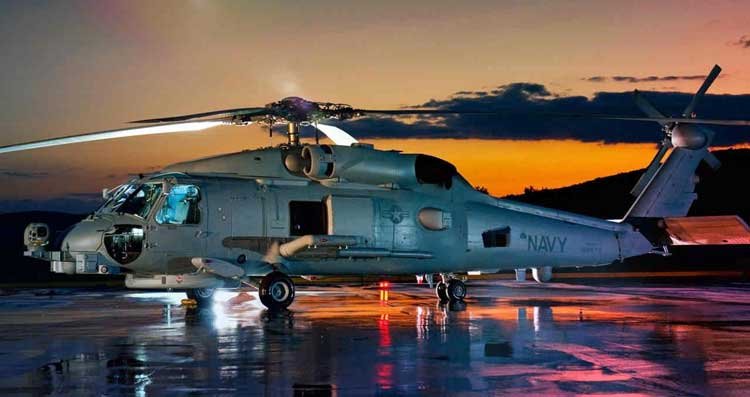 Indian Navy: Two new MH-60R choppers arrive in India from the US Now have five of them.