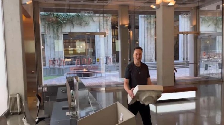 Elon Musk suddenly reached the Twitter office before the deal, did this act with a sink in his hands