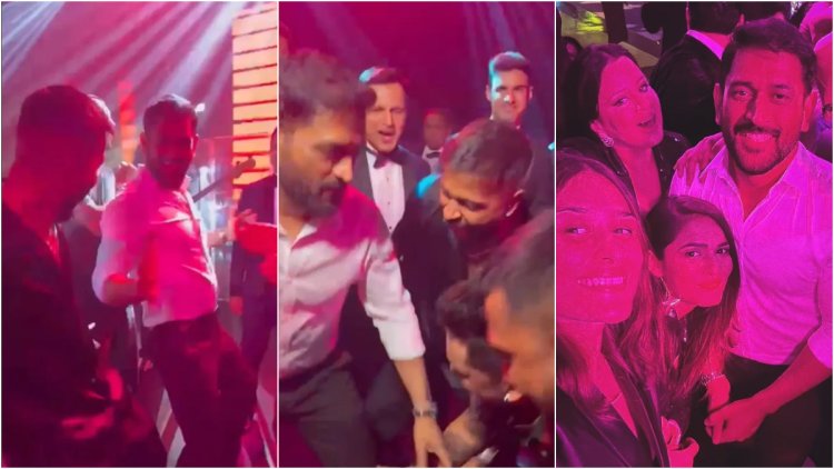 MS Dhoni and Hardik Pandya did a tremendous dance on Badshah's song, video went viral