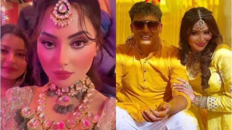 Viral photos:  भाई की शादी में Urvashi Rautela ने पहना 35 लाख का लहंगा और 85 लाख की ज्वैलरी